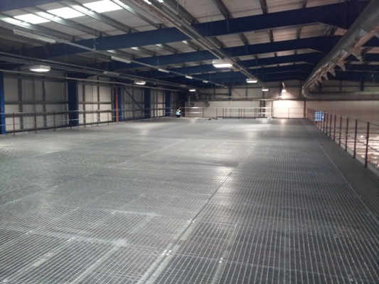 600 sq. metres warehouse mezzanine floor